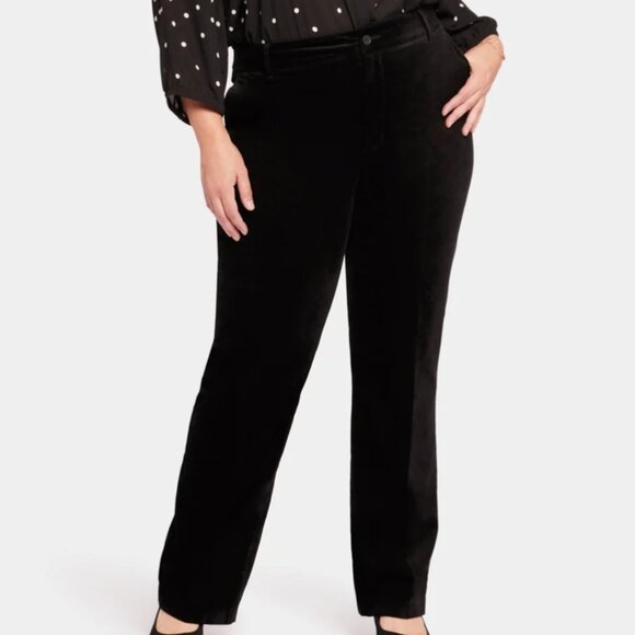 NYDJ Womens Straight Leg Trouser Velvet - Picture 1 of 13